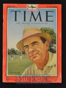 Sam Snead – 1954 Time Cover Magazine - featuring Sam Snead dated June 21 1954 Atlantic Edition – see
