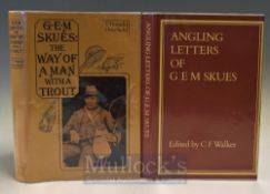 Skues G E M – The Way of a Man with a Trout and Angling Letters of G E M Skues original bindings