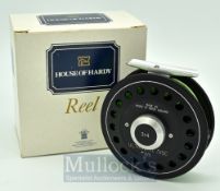 Hardy Ultralite Disc 8/9 alloy fly reel, black finish, rear disc drag adjuster, ventilated drum