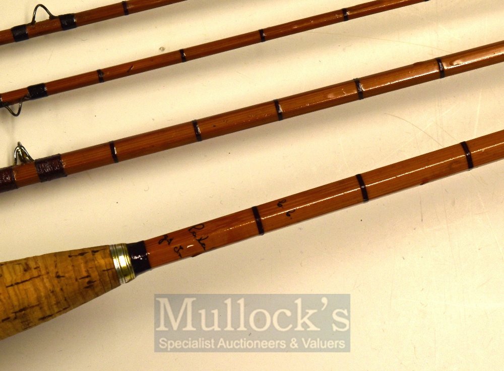 Hardy Rod: Hardy C.C. de France 8ft 3pc palakona fly rod c/w spare tip – clear agate lined butt - Image 2 of 2