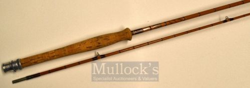 Farlow Rod: Fine C Farlow & Co Ltd London “The Jubilee” 9ft 2pc split cane fly rod - serial number