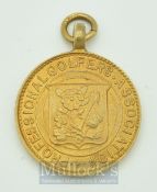 1967 Professional Golfer Association 9ct gold winners medal - stamped 375, and engraved on the