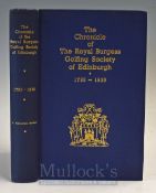 Robbie, J Cameron – “The Chronicle of the Royal Burgess Golfing Society of Edinburgh 1735-1935”