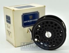 Hardy Ultralite Disc Salmon 026 fly reel, Black finish, rear disc adjuster, smooth alloy foot, c/w