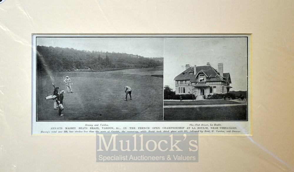 Collection of Frank Reynolds humorous golfing coloured prints et al (6) all in mounts and ready - Image 6 of 6