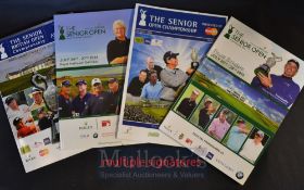 4x British Senior Golf Championship multi signed programmes from 2005 onwards: ’05 Aberdeen, ‘08