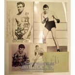 Boxing Autographs To include Henry Cooper, Dai Dower, Howard Winstone together with a Tommy Farr