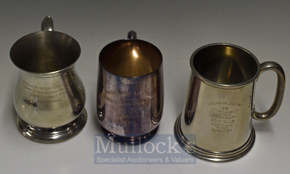 Selection of Golf Presentation Tankards and Trophies - To include 1976 Surrey Professional Golfers - Image 2 of 2