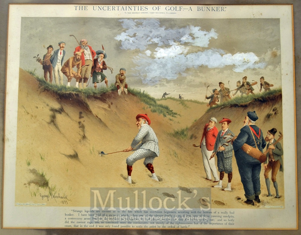 Pipeshank, George (John Wallace) c.1890 Original Copes Tobacco Chromolithograph advertisement - “The