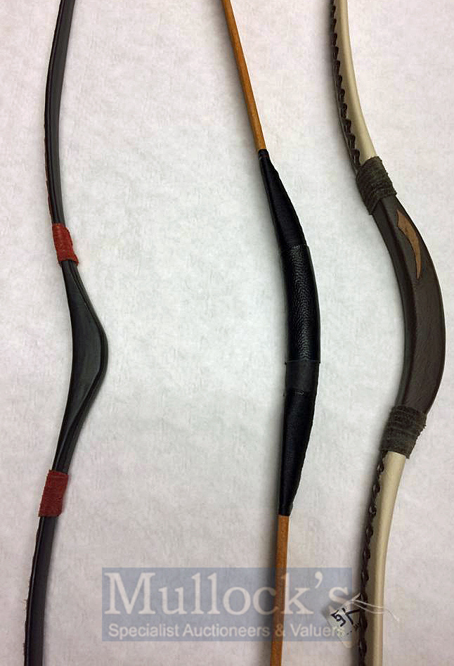 Selection of Bows –Three bows all traditional Hungarian recurve and covered in rexine (3) - Image 2 of 2