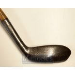 Myles Placer of Dundee Round Backed Driving Iron with punch dot central face markings