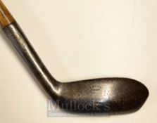 Myles Placer of Dundee Round Backed Driving Iron with punch dot central face markings