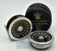 Hardy The Sunbeam 5/6 alloy fly reel, 2 screw drum latch, smooth alloy foot, agate line guide in