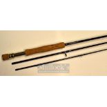 Scierra Rod: Fine Scierra EDP 10ft 3pc blue carbon fly rod – line wt 8#, Fuji style butt guide,