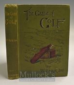 Park, W Junr - “The Game of Golf” 1st ed 1896 original decorative pictorial cloth boards and