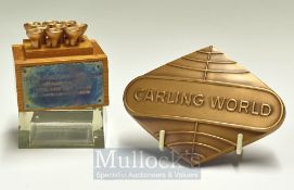 Carling World Golf Championship 1964 and 1966 - Bronze plaque for the 1964 Carling World Golf