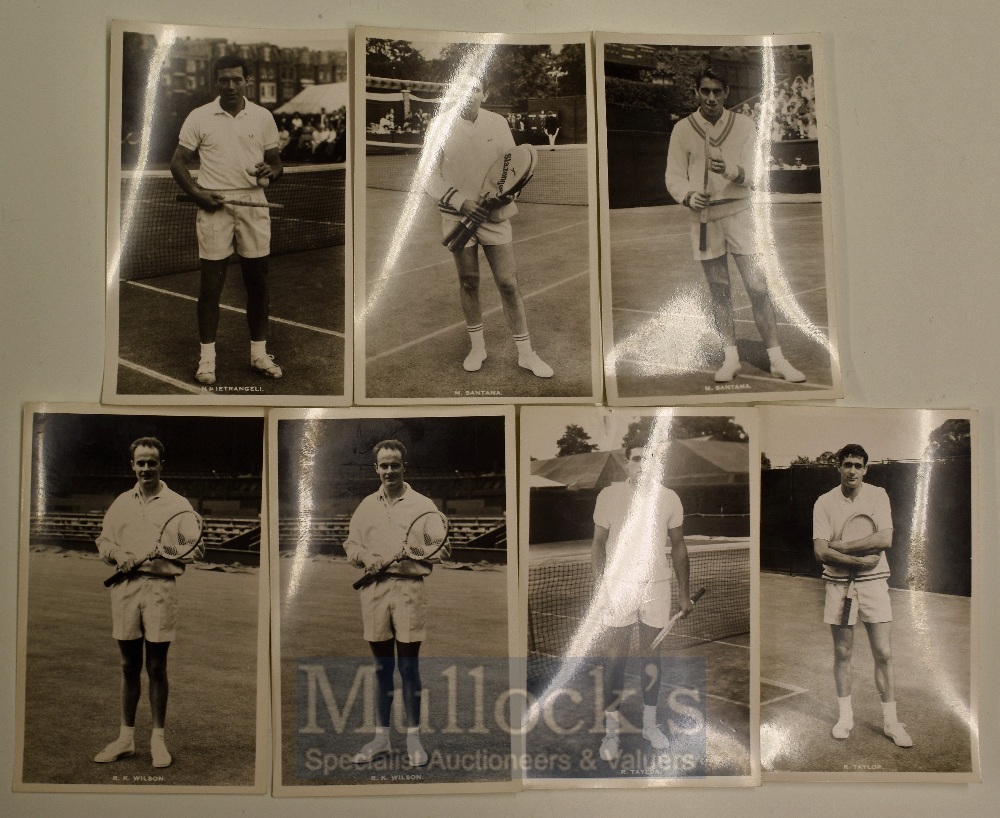 Photographic Tennis Players Postcards – Featuring Miss M E Bueno, W Bungery, K N Fletcher, Miss D