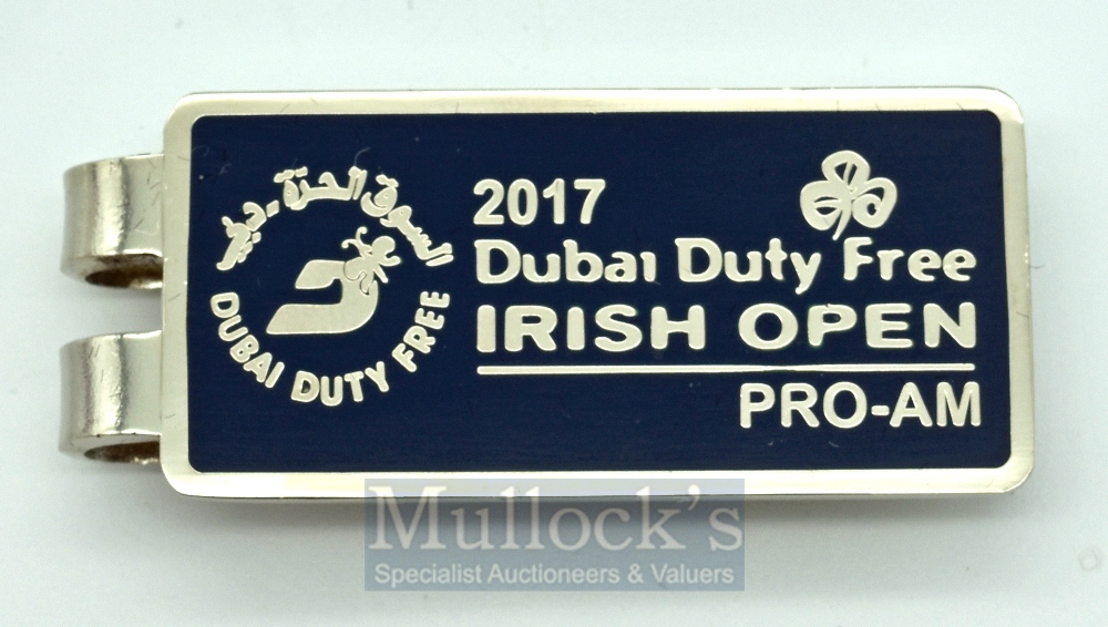 2017 The Irish Open Golf Championship Players Money Clip: Played at PortStewart GC. won by Jon