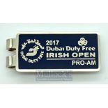 2017 The Irish Open Golf Championship Players Money Clip: Played at PortStewart GC. won by Jon