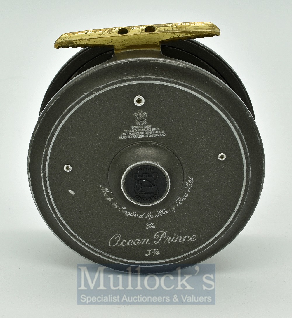 Hardy The Ocean Prince 3.75” “ ant reverse salt water fly reel - enamel finish, crank arm with