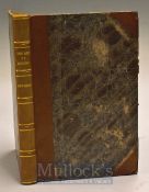 Bowlker C – Art of Angling Ludlow 1833 Enlarged and Improved edition hand coloured frontis of flies,
