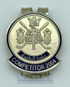 2004 Dunhill Links Golf Tournament official Competitor enamel money clip – in the original Dunhill