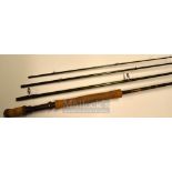 G Loomis Nativerun GLX, 11’ 4 piece graphite salmon fly rod, 9”cork handle with copper reel seat