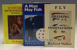 Fly Fishing Books – Moc Morgan Fly Patterns for the Rivers & Lakes of Wales signed by author with