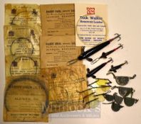 Good collection of Hardy Accessories – 8x original packets containing Dick Walker Reservoir