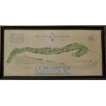 MacKenzie, Alistair – `THE OLD COURSE, ST. ANDREWS`, Plan of the Old Course surveyed and depicted by