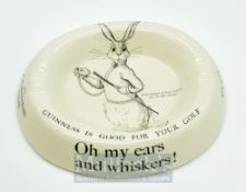 Scarce Guinness Ashtray: Featuring the Lewis Carroll Alice in Wonderland March Hare with his