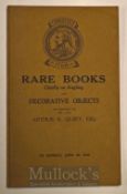 Gilbey Arthur N – Christies Sale Catalogue Rare Books Chiefly on Angling 29th April 1940 136 items