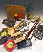 Collection of various Hardy and other makers fishing/game/shooting accessories (a lot): Hardy Square