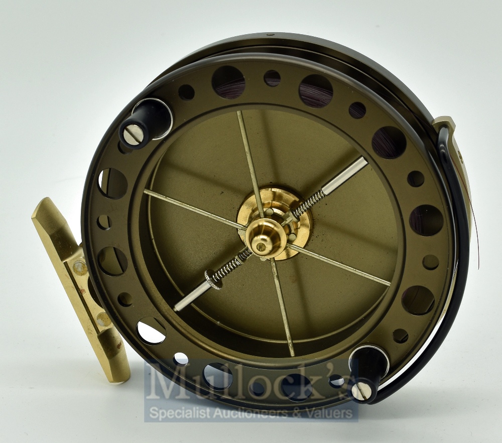 J.W Young & Son Purist II Model 2041 centre pin reel in as new condition, 4.5” dia., bickerdyke line - Image 2 of 2