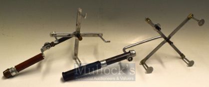 2x Hardy Alloy hand held line driers – incl The Compact and a larger alloy model with adjustable