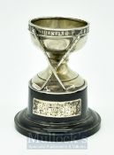 Hallmarked Silver Dunlop Hole in One Cup: Presented to W H Smyth Scarborough Golf Club2nd July