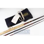 Good Hardy Bros “Graphite Salmon Fly Deluxe” 13ft 9in 3pc rod - line 9# – Fuji style lined butt