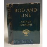 Ransome Arthur – Rod and Line 1932 original dj but rips to edges, book plate to inside