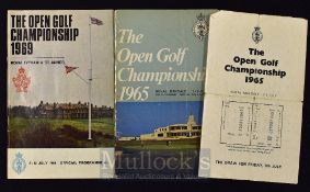 2x 1960’s Official Open Golf Championship programmes – 1965 at Royal Birkdale and won by Peter