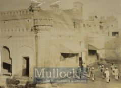 India & Punjab – Amritsar Historic Haveli A 19th century antique photograph of a historic Sikh