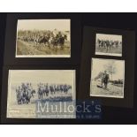 India & Punjab – WWI Indian Cavalry in France – 4x Photographic images 1914/15 showing Sikhs and