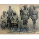 India & Punjab – Indian & Sikh Troops in France Two original vintage First World War postcard of