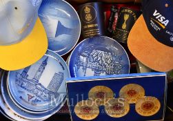 Olympic Games Collectables – To consist of Copenhagen Porcelain plates various Olympics. 1976 Canada