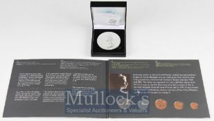 2007 Limited Edition The Machin Head Medallion Hand Crafted hallmarked .925 silver medallion cased