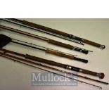 Selection of Assorted Fishing Rods: To consist of Wardrop W Salmon fly rod, Lee Redditch Blackprice,