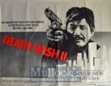 Film Posters - Death Wish 2 & 3 - 40 X 30 Starring Charles Bronson, issued by Columbia – EMI The