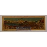 India – ‘Golden Temple Amritsar’ Print 1973 Bharat Picture Publisher, mounted measures 70x32cm