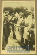 WWI India - Original Postcard Earl Kitchener reviews Sikh Indian soldiers. c1914