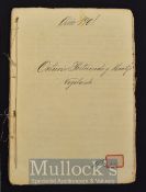 1901 Emilio Bacardi-signed string-bound manuscript entitled "Vigilante" from the time of the U.S.