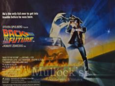 Film Poster - Back to the Future - 40 X 30 Steven Spielberg Starring Michael J Fox issued by